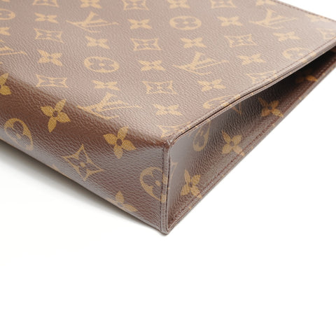 路易威登 Monogram Poche Toitte NM 手拿包 棕色 WS24877