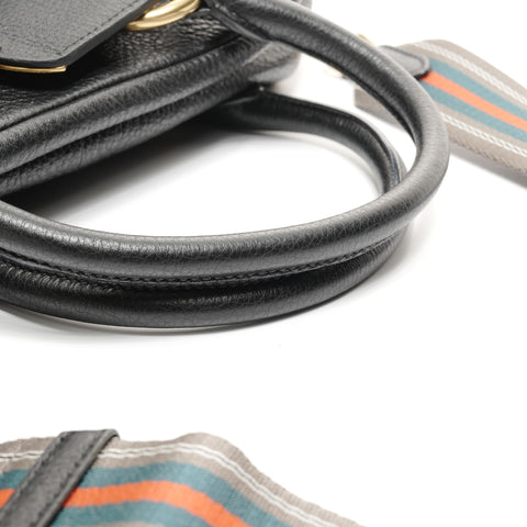 PRADA Vitelloluxe 2way 手提包黑色 WS24881