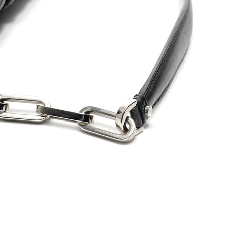 Christian Dior Cannage Lady Dior 翻盖包小羊皮单肩包黑色 WS24884