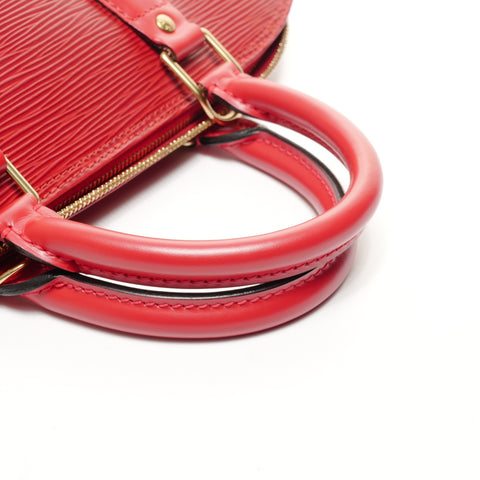 路易威登 1999 Epi Alma PM 手提包红色 WS24889