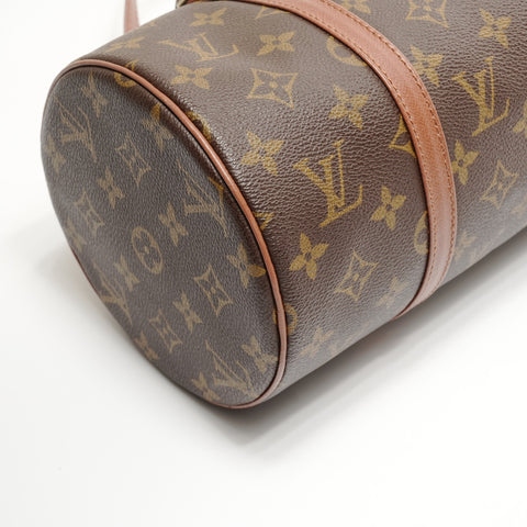 路易威登 1992 年 Monogram Papillon 30 手提包 棕色 WS24890