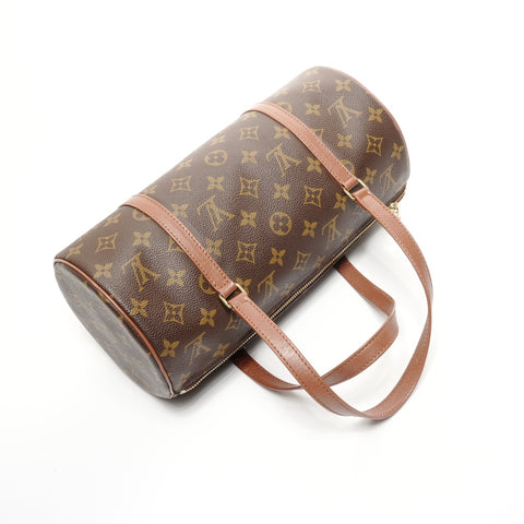 路易威登 1992 年 Monogram Papillon 30 手提包 棕色 WS24890