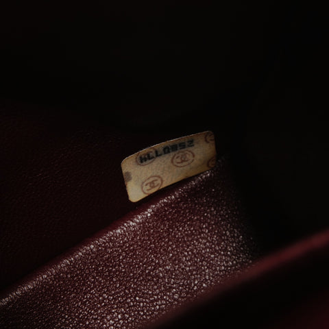 CHANEL No. 2 1991-1994 小羊皮 Matelasse 23 双翻盖单肩包 黑色 WS24892