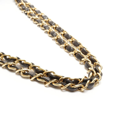 CHANEL No. 2 1991-1994 小羊皮 Matelasse 23 双翻盖单肩包 黑色 WS24892