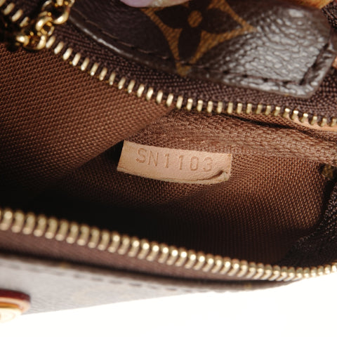 路易威登 2013 Monogram Eva 单肩包 棕色 WS24893