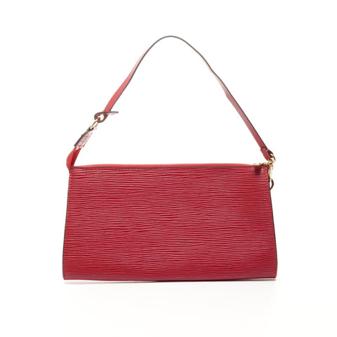 路易威登 1999 Epi Pochette Accessoires 手提包红色 WS24895