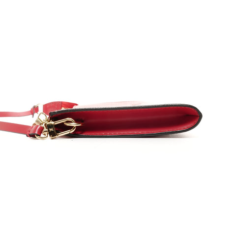 路易威登 1999 Epi Pochette Accessoires 手提包红色 WS24895