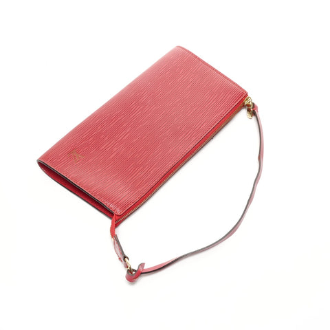 路易威登 1999 Epi Pochette Accessoires 手提包红色 WS24895