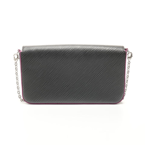 路易威登 2017 Felicie Epi Pochette 单肩包 黑色 WS24897