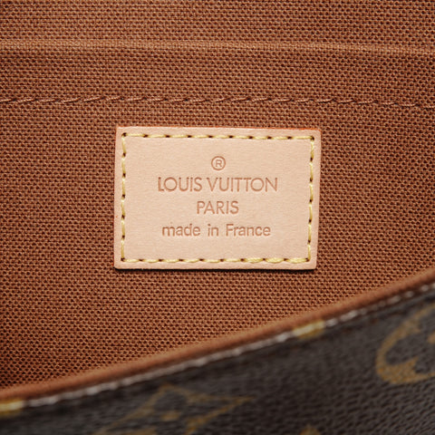 LOUIS VUITTON 2005 Monogram Pochette Marel Umhängetasche Braun WS24898