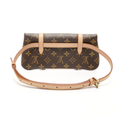 LOUIS VUITTON 2005 Monogram Pochette Marel Umhängetasche Braun WS24898