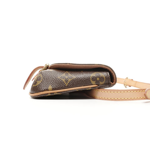 LOUIS VUITTON 2005 Monogram Pochette Marel Umhängetasche Braun WS24898