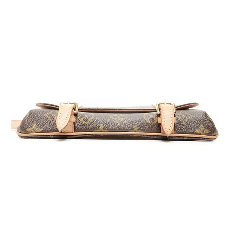 LOUIS VUITTON 2005 Monogram Pochette Marel Umhängetasche Braun WS24898