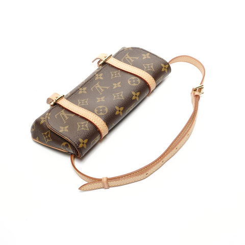 LOUIS VUITTON 2005 Monogram Pochette Marel Umhängetasche Braun WS24898