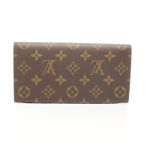 路易威登 Monogram 手拿包 Porto Monet 信用卡钱包 棕色 WS24899