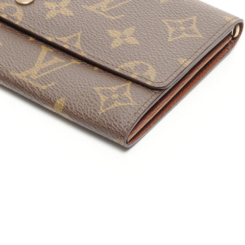 路易威登 Monogram 手拿包 Porto Monet 信用卡钱包 棕色 WS24899