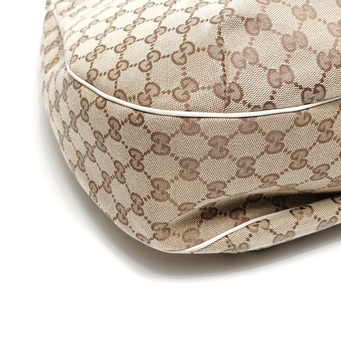 GUCCI GG 帆布 Shelly 单肩包 米色 WS24901