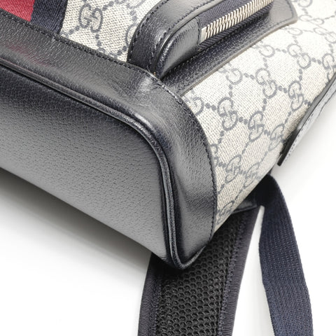 GUCCI Ophidia PVC GG Supreme 小背包背包海军蓝 WS24902