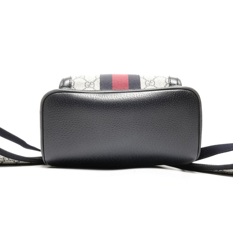 GUCCI Ophidia PVC GG Supreme 小背包背包海军蓝 WS24902