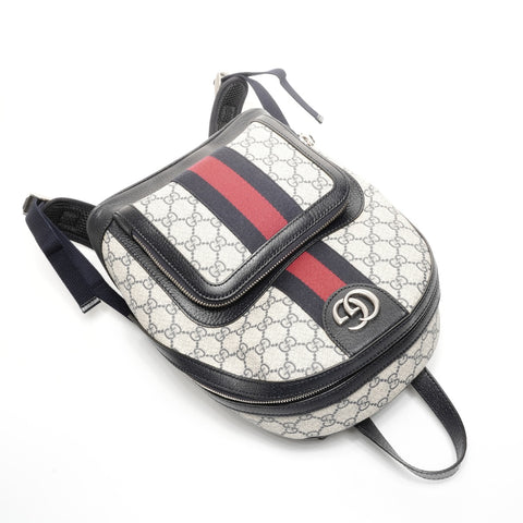 GUCCI Ophidia PVC GG Supreme 小背包背包海军蓝 WS24902