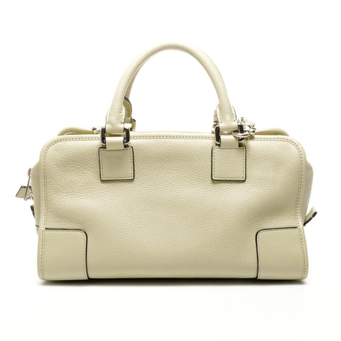 LOEWE 皮革 Amazona 28 柔和手提包 绿色 WS24905