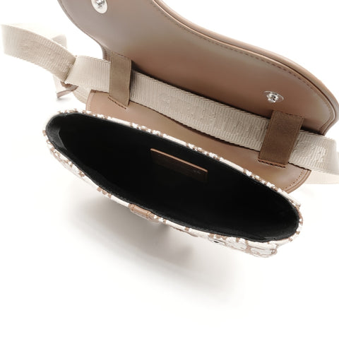 Christian Dior x Travis Scott Oblique 帆布单肩包 米色 WS24910