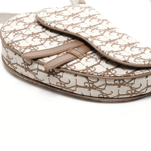 Christian Dior x Travis Scott Oblique 帆布单肩包 米色 WS24910