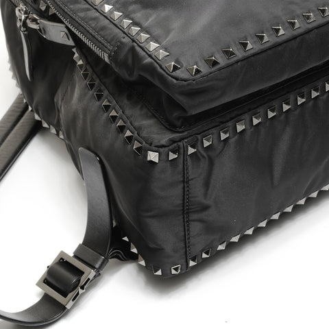 VALENTINO 尼龙饰钉背包·背包黑色 WS24911
