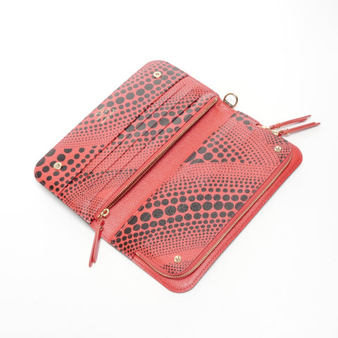 路易威登 2012 Portefeuille Ansolite Monogram 草间弥生钱包棕色 WS24914