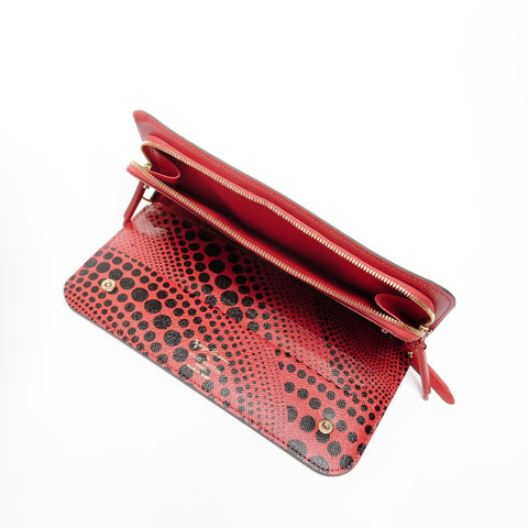 路易威登 2012 Portefeuille Ansolite Monogram 草间弥生钱包棕色 WS24914