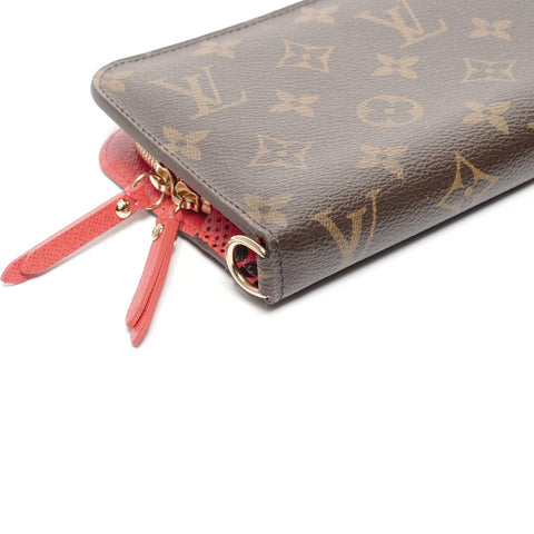 路易威登 2012 Portefeuille Ansolite Monogram 草间弥生钱包棕色 WS24914