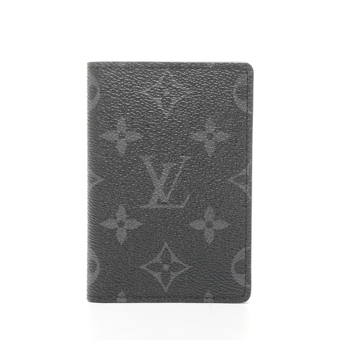 LOUIS VUITTON Card Case Organizer Do Posh Card Case black WS24917