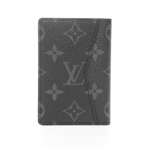 LOUIS VUITTON Card Case Organizer Do Posh Card Case black WS24917