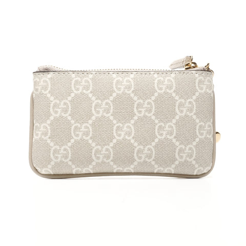 GUCCI GG Supreme GG Ophidia Key holder Coin case white WS24918
