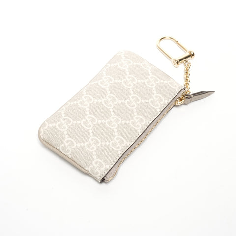 GUCCI GG Supreme GG Ophidia Key holder Coin case white WS24918