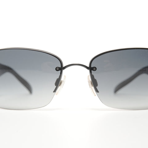 CHANEL Rimless gradient lenses sunglasses black WS24923