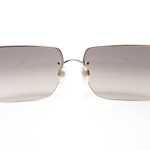 CHANEL Rimless sunglasses Brown WS24924