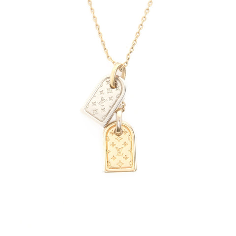LOUIS VUITTON 2019 Necklace Nanogram Necklace gold WS24925