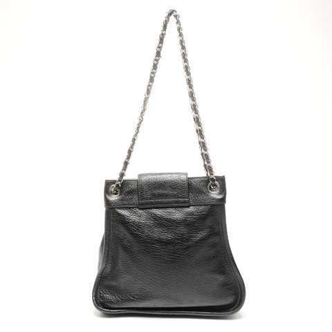 CHANEL No. 8 2003-2004 2.55 Calfskin Mademoiselle Shoulder Bag black WS24928