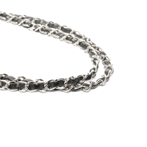 CHANEL No. 8 2003-2004 2.55 Calfskin Mademoiselle Shoulder Bag black WS24928