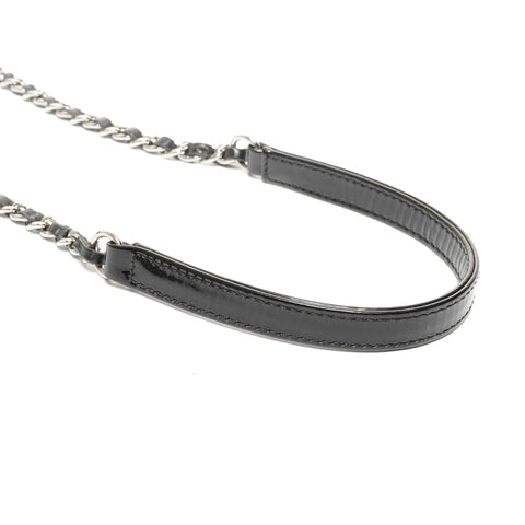 CHANEL 19th series 2014 Boy Stripe Shoulder Bag black WS24929