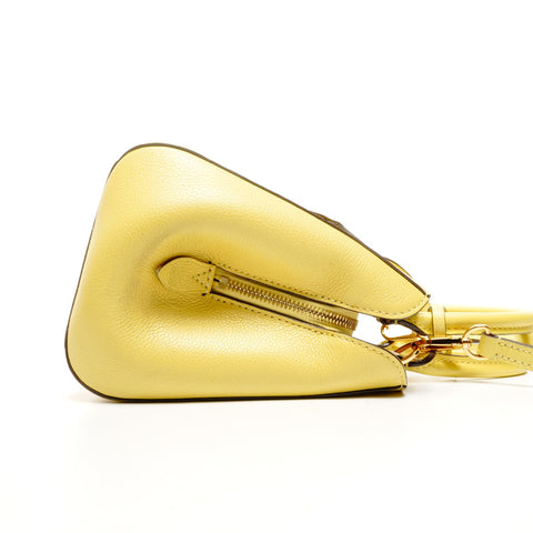 LOUIS VUITTON 2014 Monogram Empreinte Montaigne BB Handbag yellow WS24931