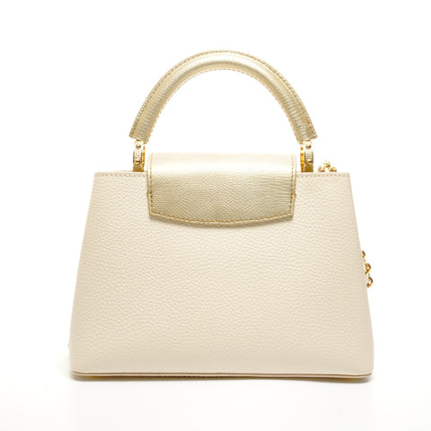 LOUIS VUITTON Capucines BB Exotic Elegance Handbag white WS24932