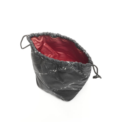 CHANEL No. 5 1997-1999 Nylon Travel Line Handbag black WS24933