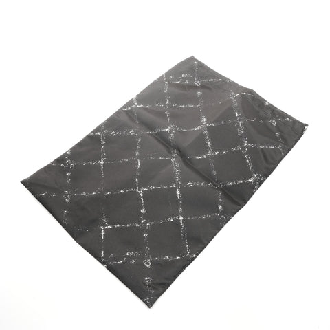 CHANEL No. 5 1997-1999 Nylon Travel Line Handbag black WS24933