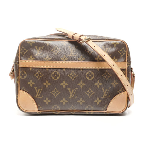 LOUIS VUITTON 2003 Monogram Trocadero 27 Shoulder Bag Brown WS24934