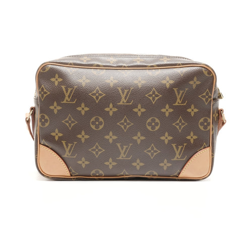 LOUIS VUITTON 2003 Monogram Trocadero 27 Shoulder Bag Brown WS24934