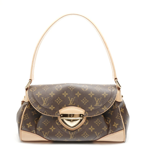 LOUIS VUITTON 2008 Monogram Beverly MM Shoulder Bag Brown WS24935