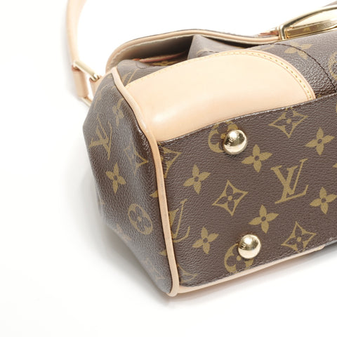 LOUIS VUITTON 2008 Monogram Beverly MM Shoulder Bag Brown WS24935