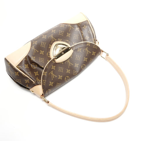 LOUIS VUITTON 2008 Monogram Beverly MM Shoulder Bag Brown WS24935